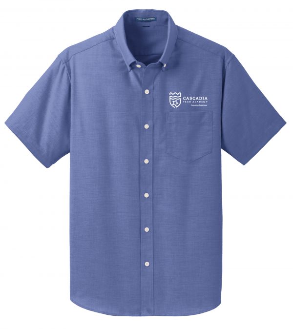 Cascadia Tech Travel & Hotel Program Button Up Shirt Shirt Men's - Teacher Handout!