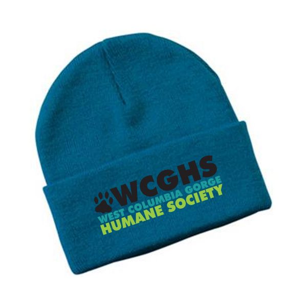 WCGHS Hat 100% 12" Acrylic Beanie with Embroidered logo